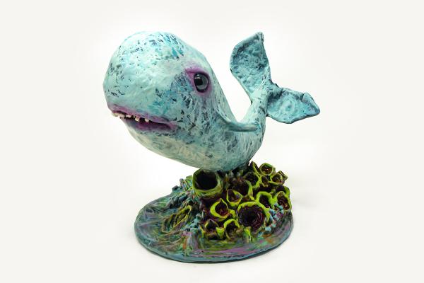Artie the Blue Whale Sculpture