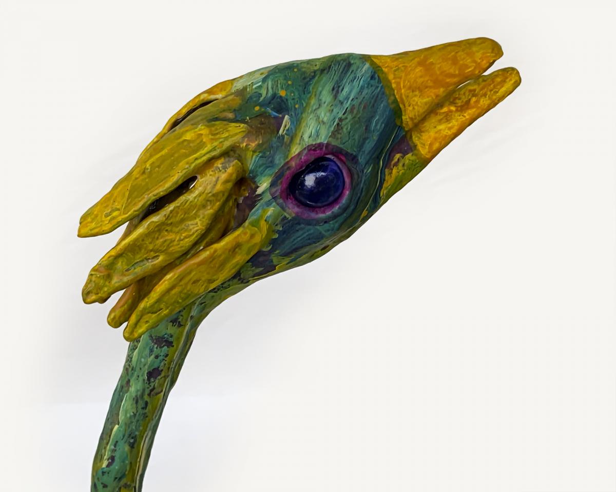 Periwinkle the Bird Sculpture picture