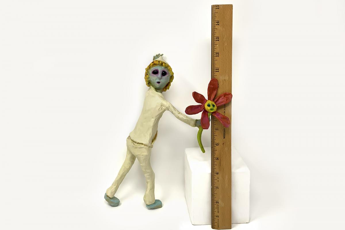 Peddles the Wall Climber Sculpture picture