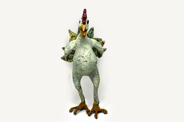 Young Brewster the Rooster Sculpture picture