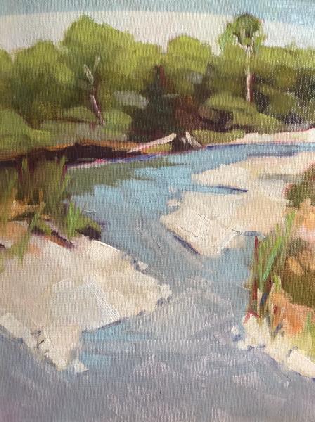 River at Highway 9 9x12
