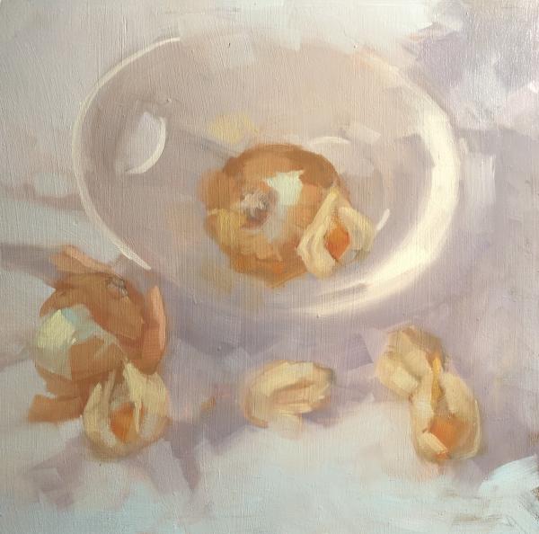 Physalis and Friends in the Winter Sun 12x12