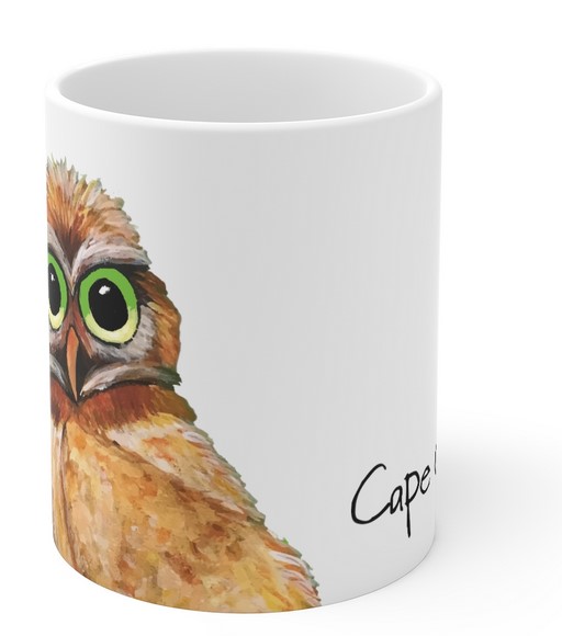 "Margarita" Cape Coral Burrowing Owl Mug picture