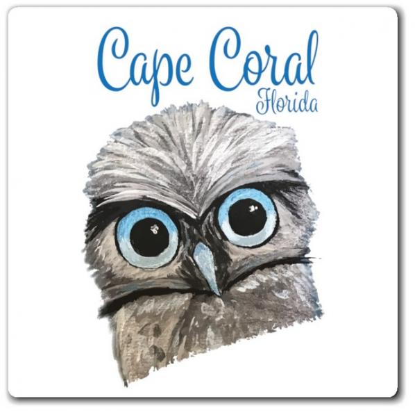 Cape Coral Burrowing Owl Magnet picture