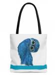 "Harvey" Cape Coral Burrowing Owl Beach Tote Bag