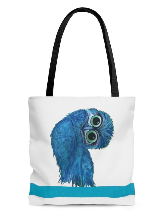 "Harvey" Cape Coral Burrowing Owl Beach Tote Bag picture