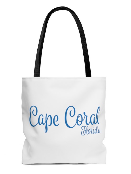 "Harvey" Cape Coral Burrowing Owl Beach Tote Bag picture