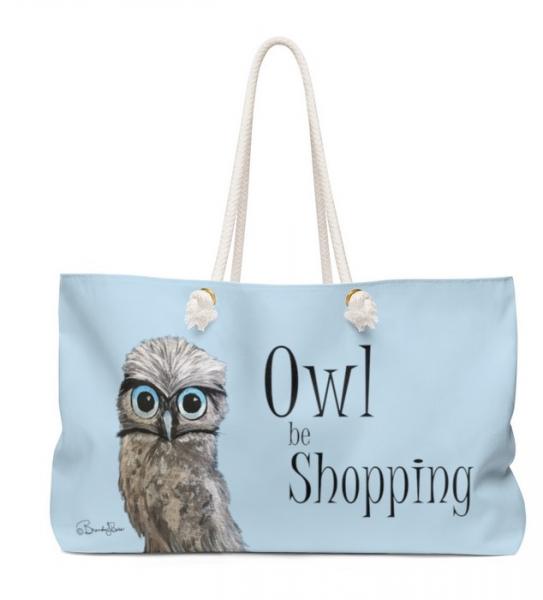 "Owl Be Shopping" Weekender Bag picture