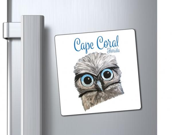 Cape Coral Burrowing Owl Magnet picture