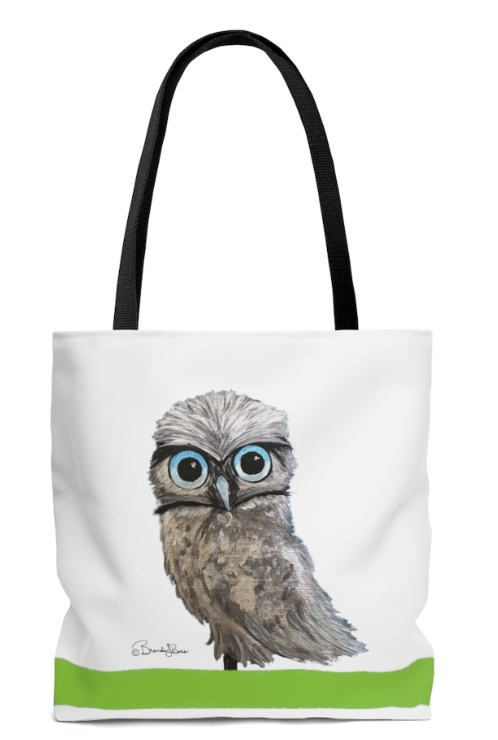 Cape Coral Burrowing Owl Beach Tote Bag