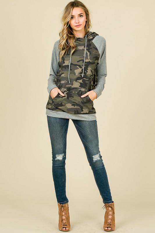 Camo Hoodie - LARGE picture