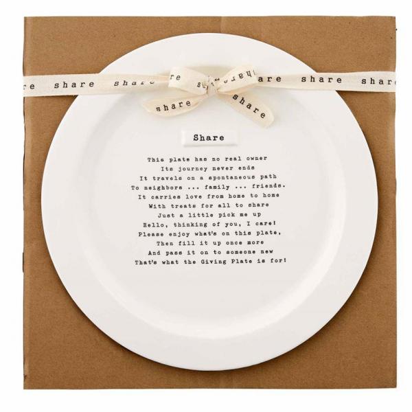 STONEWARE "SHARE" PLATTER