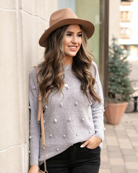 Grace & Lace Dot Sweater - SMALL picture