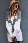 Color Block Cardigan