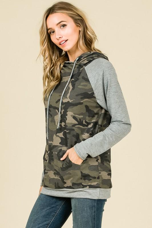 Camo Hoodie - MEDIUM