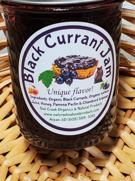 Black Currant Jam sweetened with honey
