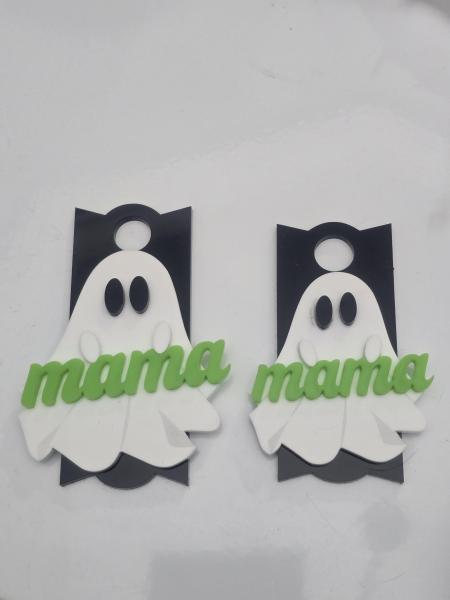 Mama Ghost Tumbler Lid Tag 2.0 Lid Style