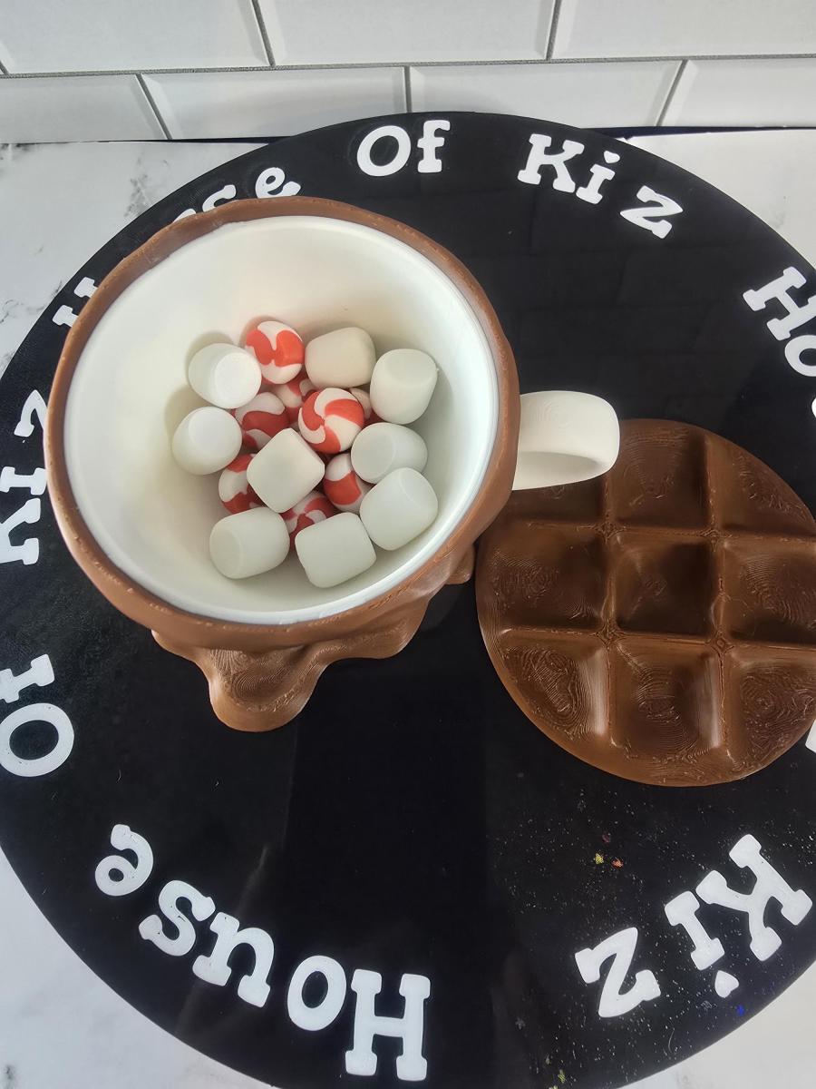 Hot Cocoa Tic Tac Toe Desk Game picture