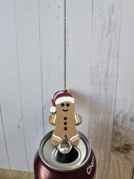 Gingerbread with Santa Hat - Soda Can Opener