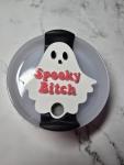 Spooky B*tch - Tumbler Lid Tag 2.0 Lid Style