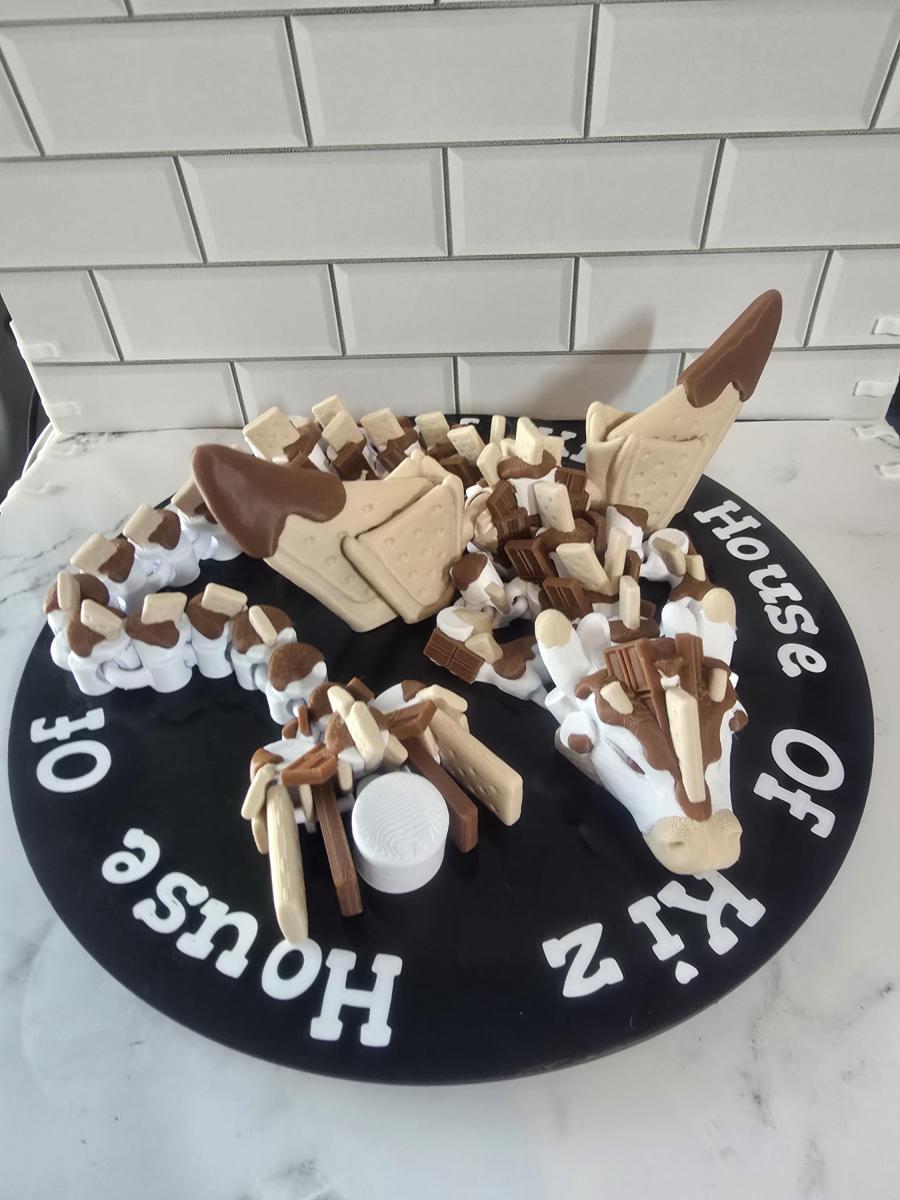 Adult Smores Winged Dragon - Multi-color picture