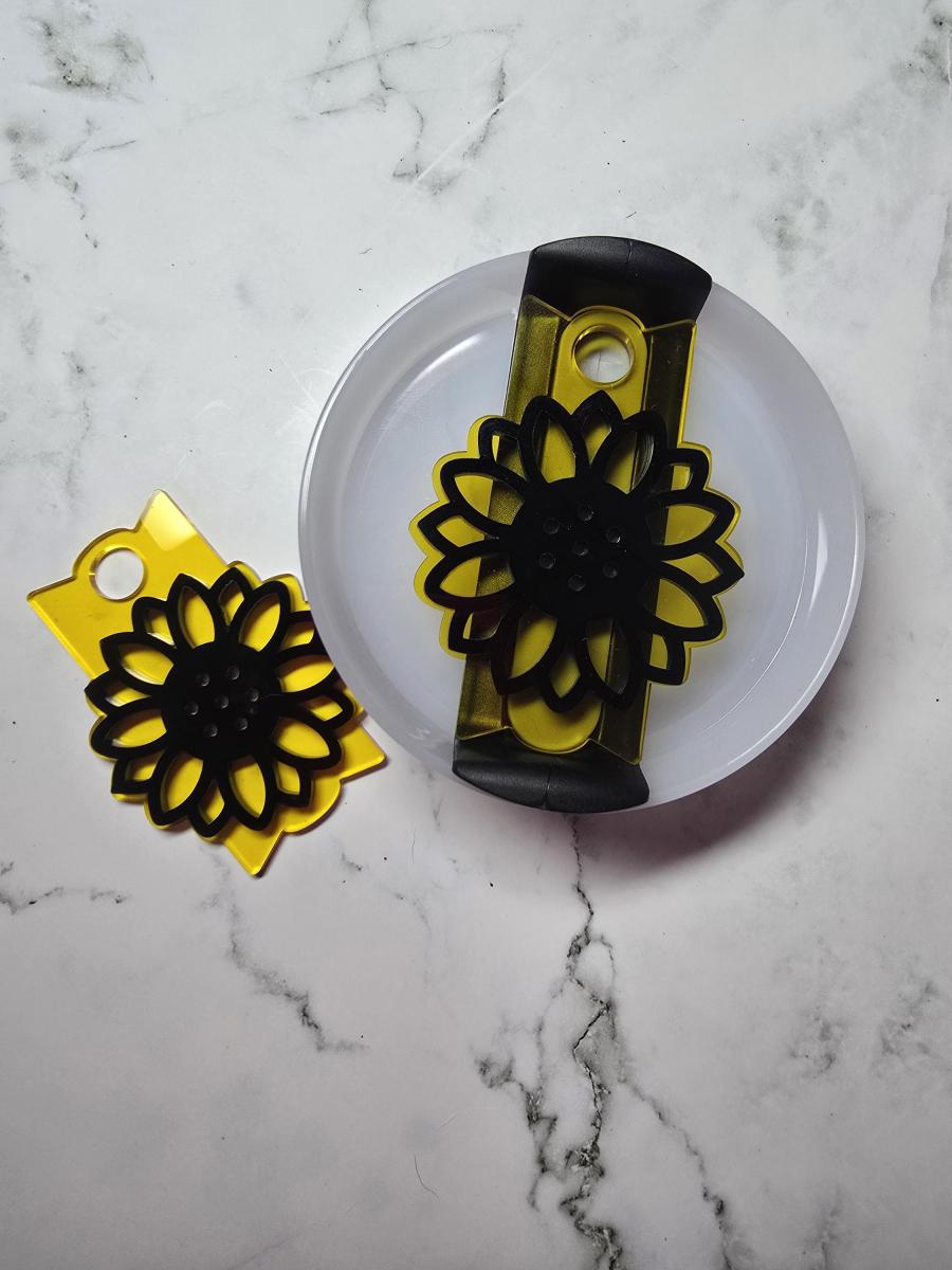 Bee Themed - Tumbler Lid Tag 2.0 Lid Style picture