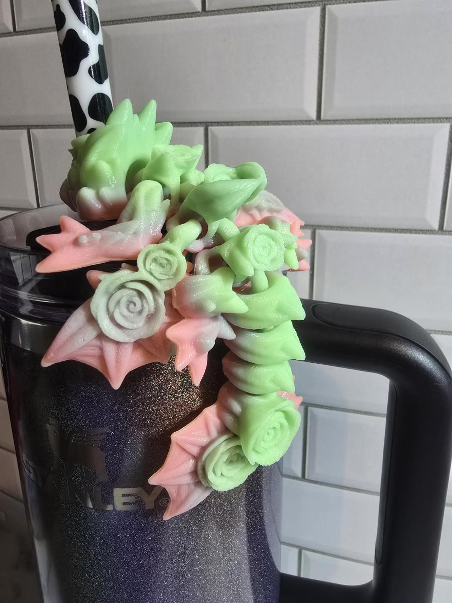 Rose Dragon Straw Topper picture