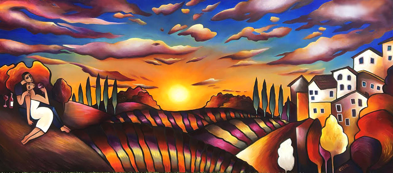 Under The Tuscan Sky 30x70