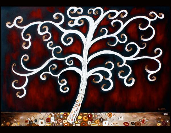 The Giving Tree 36x48 framed original