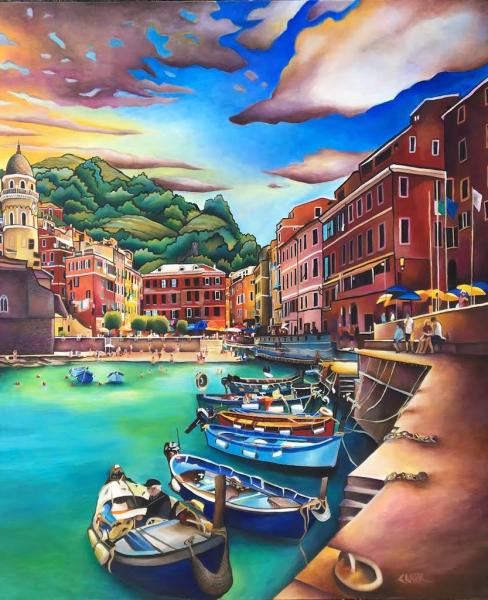 Colors of Vernazza 42x50
