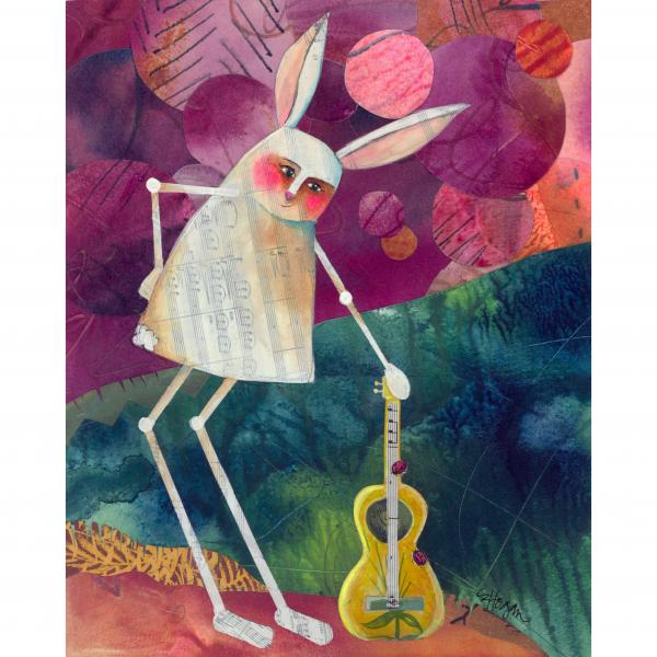 The Music Inside Us - Rabbit - Limited Edition Reproduction picture