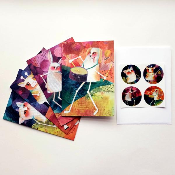 Blank Greeting Card Set - The Music Inside Us
