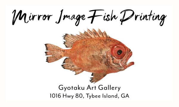 Mirror Image Fish Printing