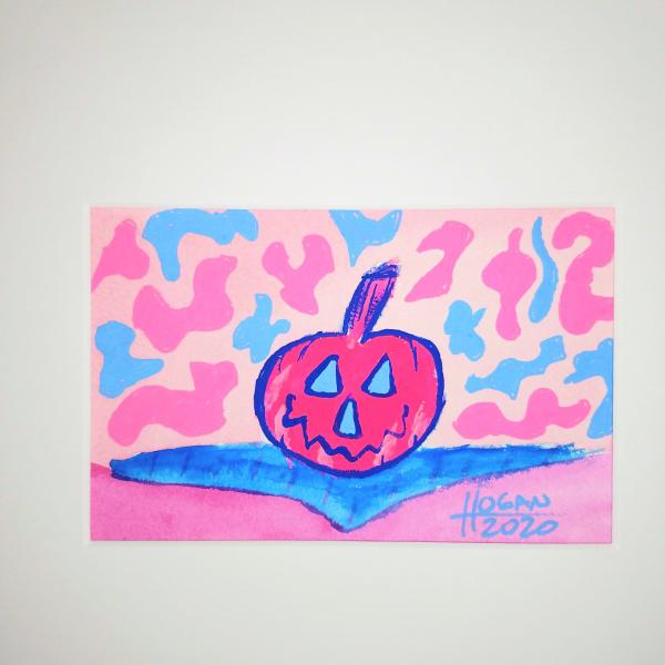 Neon Pumpkin (Mixed Media) picture