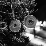 Stamped Snowflake earrings