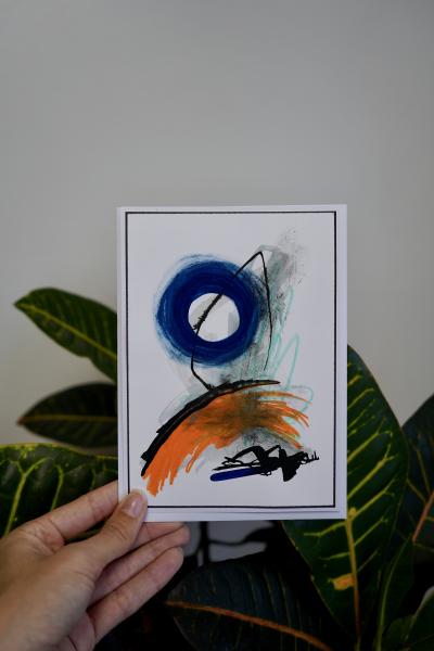 One of a kind, Hand Painted Cards