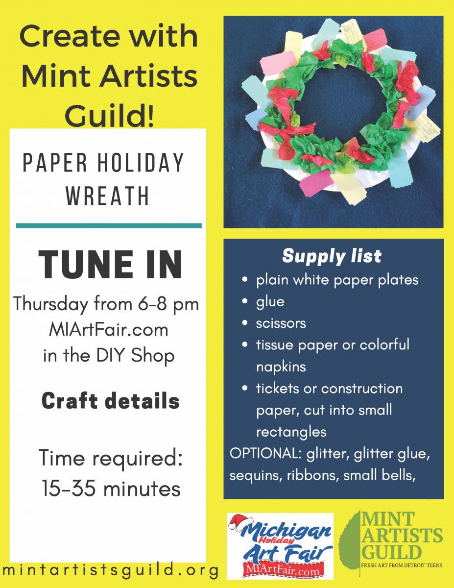 Paper Plate Wreath picture