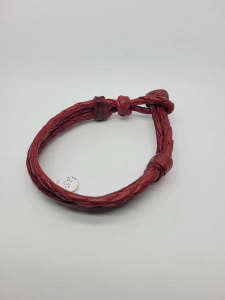 Red Leather Bracelet