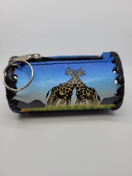 African Keychain Coin Purse