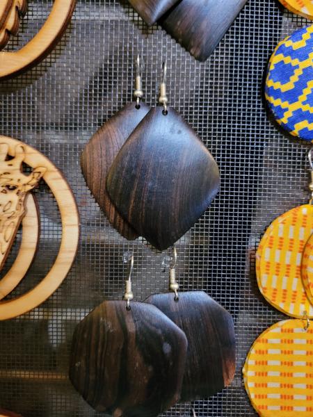 Ebony Wood Earrings picture