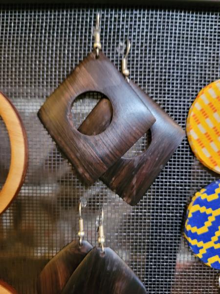 Ebony Wood Earrings picture