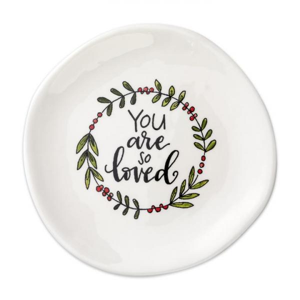 You are loved Trinket Plate picture