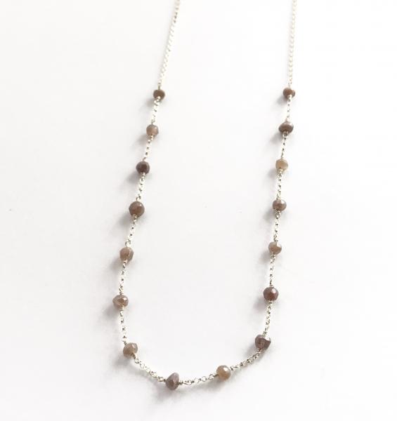 Moonstone Rondelle Necklace picture