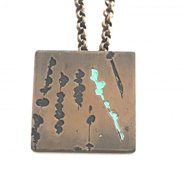 Etched Copper Necklace