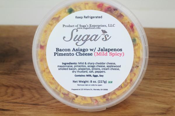 Suga's Bacon Asiago w/ Jalapenos Pimento Cheese