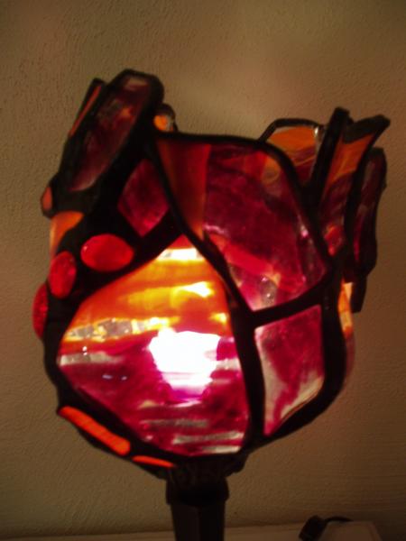 Torche Lamp - Fuschia and Orange picture