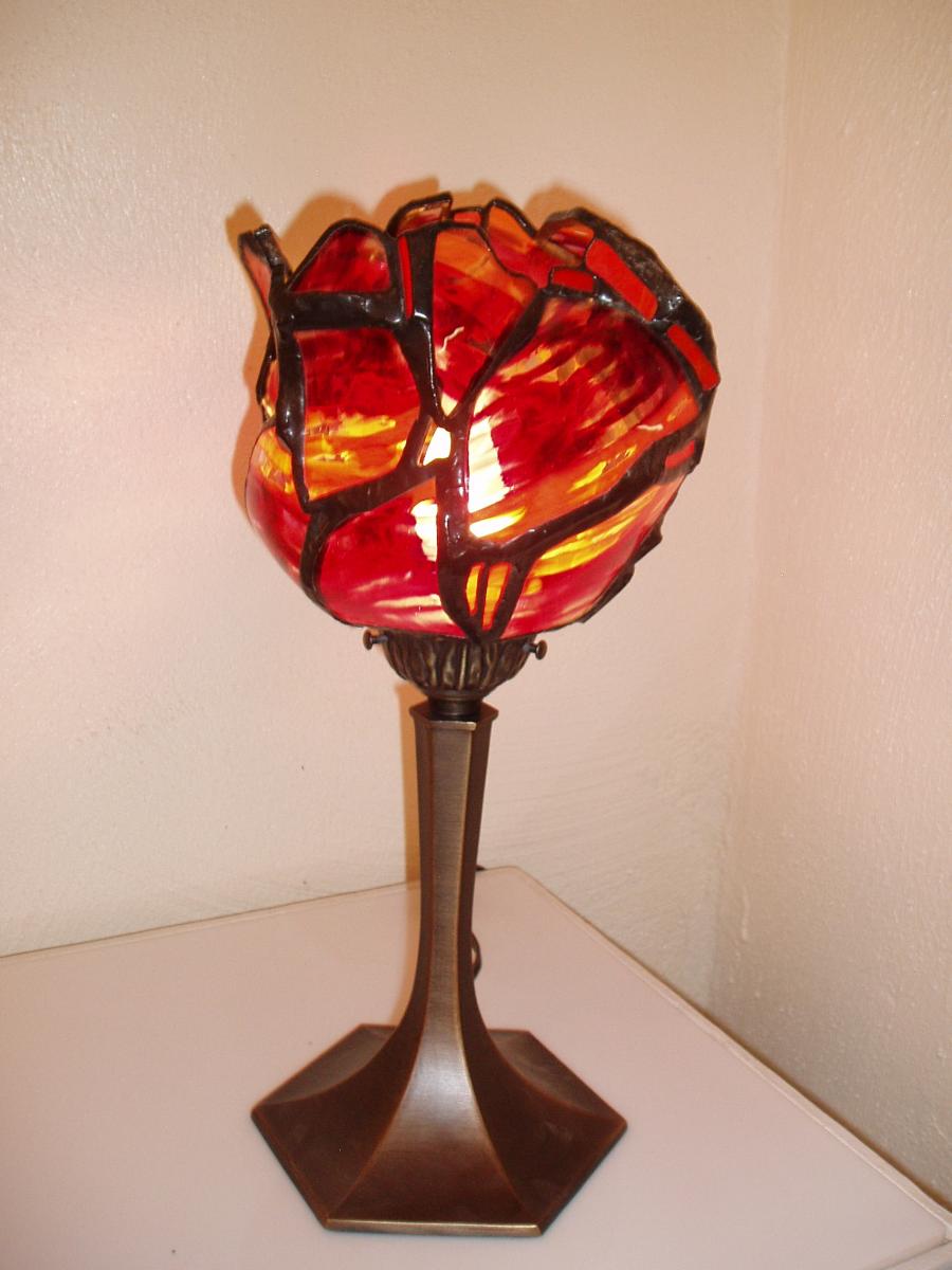 Torche Lamp - Fuschia and Orange picture