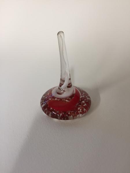Ring Holder - White and Red