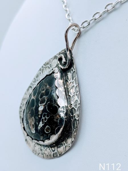 Turritella Jasper in Sterling Silver