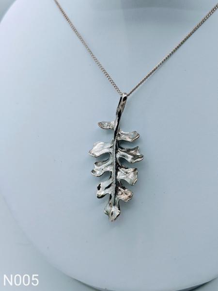 Sterling Silver Dusty Miller leaf